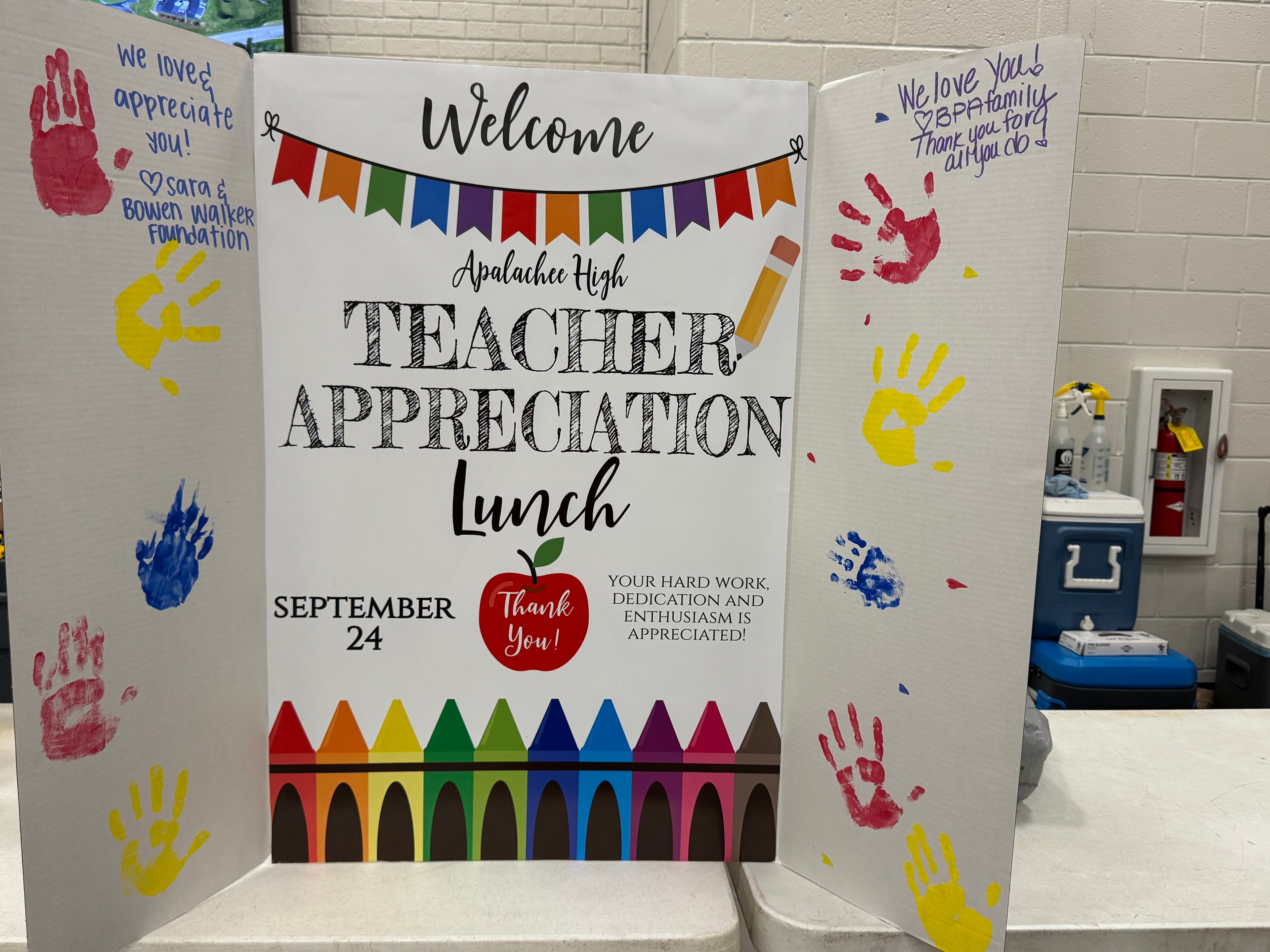 Community prayer poster for Apalachee